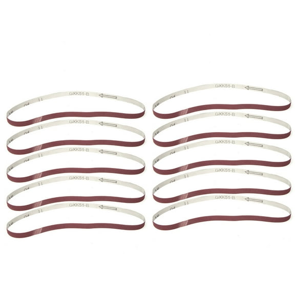 Herramienta de pulido Jadeshay 10 piezas papel de lija de aluminio correa de lijado grano fino