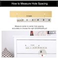 thumbnail image 4 of 5-Pack Solid Brass Cabinet Pulls Back Plates, Rectangle Cabinet Pulls BackPlates, 5-Inch Hole Center,7.5-Inch Total Length for Cabinet Hardware, Brushed Brass Finish 5-Inch Hole Centers Rectangle, 4 of 7