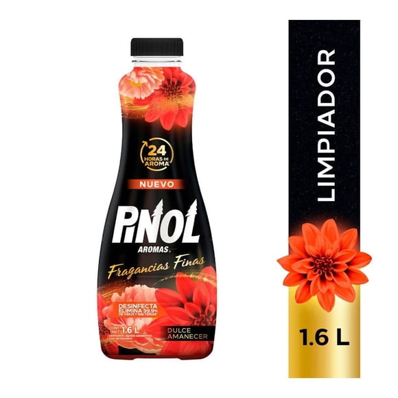 Limpiador líquido Pinol Fragancias finas dulce amanecer 1.6 l