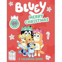 Pre-Owned Bluey: Merry Christmas: A Coloring Book (Paperback) 0593661435 9780593661437