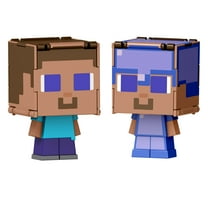 Minecraft Flippin’ Figs Figures Collection, 2-in-1 Fidget Play, 3.75-inch Scale (Characters May Vary)