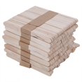 thumbnail image 1 of Eddwiin 400 pièces bâtons de crème glacée bâtons d'artisanat en bois naturel bricolage barre de glace bâton fournitures de cuisine, 1 of 14