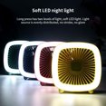 thumbnail image 5 of Mini Ventilador De Refrigeración De Aire Portátil Recargable, Usb, Rotación De 360 ​​°, Ventilador Led De Velocidad Ajustable, Ventilador De Luz Nocturna, Escritorio De Carga Moyic HA023940-03, 5 of 5