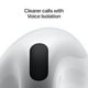 thumbnail image 5 of Apple AirPods 4 Wireless Earbuds, Bluetooth Headphones, Personalized Spatial Audio, Sweat and Water Resistant, USB-C Charging Case, H2 Chip, Up to 30 Hours of Battery Life, Effortless Setup for iPhone, 5 of 5