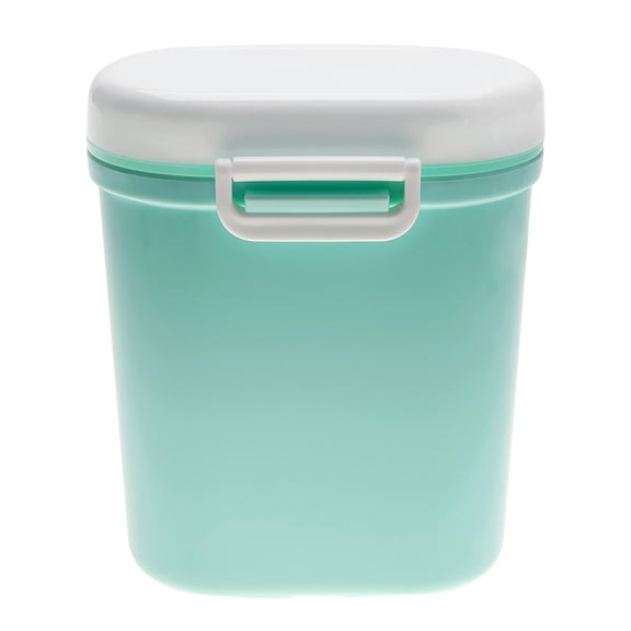 BOKYAN Portable Baby Formula & Food Dispenser, Green, Large Capacity, Microwaveable & Refrigerated, Leak‑Proof Milk Powder Scraper