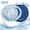 Blue, variant on Neck Cooling Set with 2 PCM Cooling Wraps, Insulated Carry Bag and Reusable Ice Pack, Wearable Cooling Solution for Outdoor Activities