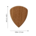 thumbnail image 6 of KALLORY Durable Olive Wood Guitar Pick for Classical Folk Acoustic Beginners Practice Performance, 6 of 6