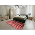 thumbnail image 5 of Ahgly Company Machine Washable Indoor Square Transitional Cranberry Red Area Rugs, 4' Square, 5 of 7
