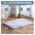thumbnail image 3 of 5 Inch Futon Mattress Full Size - Thick Futons Sofa Couch Bed for Adults - Memory Foam Floor Mattress - Futon Cushion Replacement for Camping & Guest (Frame Not Included), 3 of 9