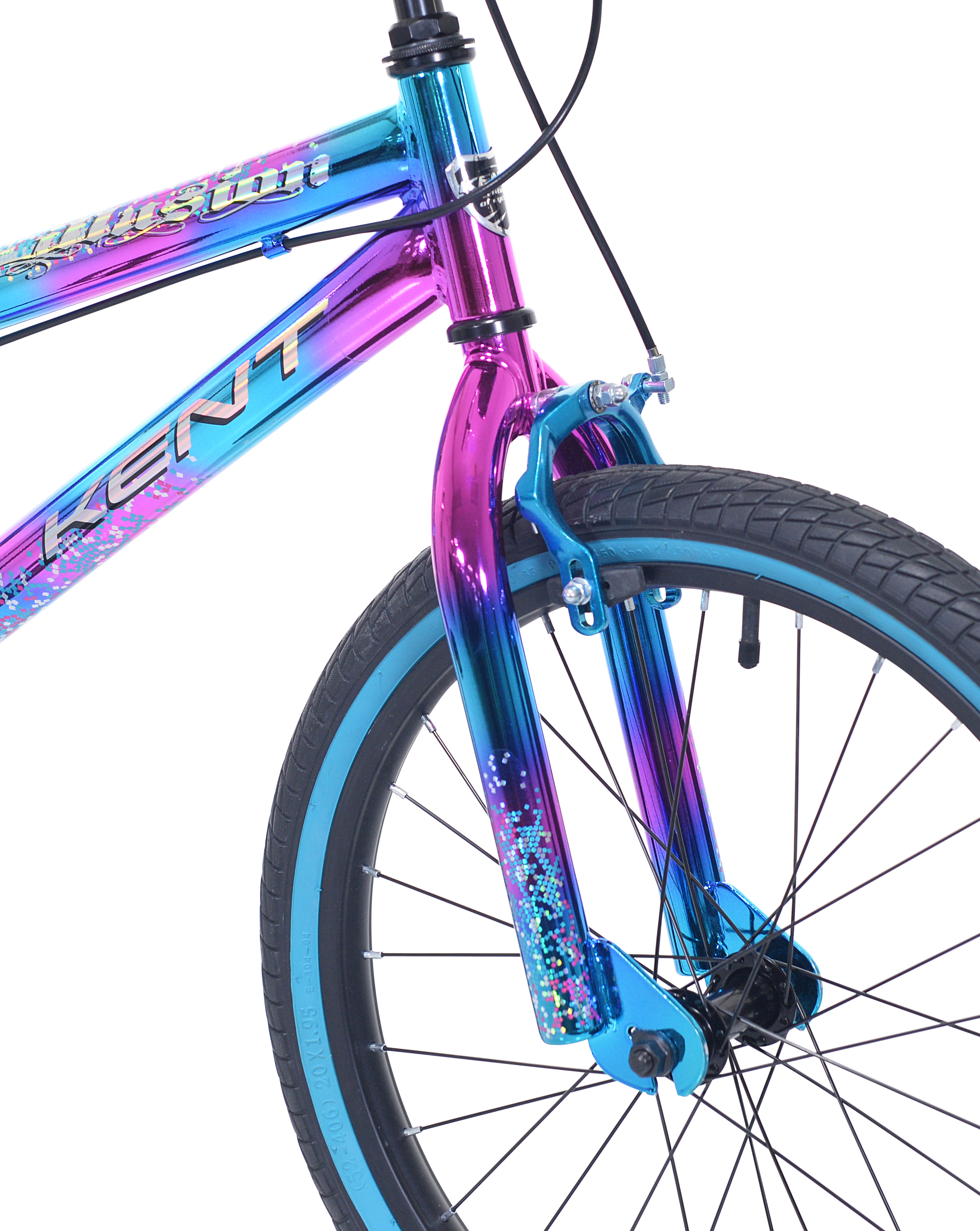Kent 20" Illusion BMX Bicycle, Blue/Purple photo 4