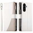 thumbnail image 1 of Funda cartera GANGXUN para Samsung Galaxy A56 , cuero PU con tarjetero, cremallera, correa de mano, soporte y protección 465°, 1 of 6