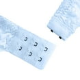 thumbnail image 5 of Women's Sexy Lace Push Up Plus Size Bra Sheer Balconette Underwire Unlined Light Blue 34, 5 of 5