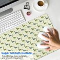 thumbnail image 4 of Long Mouse Pads for Desk,LightYellow Cartoon Dinosaurs Leaves Desk Mats on Top Of Desks, Desk Mouse Pad Extra Large with 3mm Non-Slip Base and Stitched Edge for Gaming,Work,Home 31.5"x15.7", 4 of 5