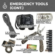 Sirius Survival Pre-Packed Emergency Survival Kit/Bug Out Bag for 2 - Over 150 Pieces, Camo, 50BOB01-CMO