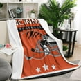 thumbnail image 3 of Cincinnati Throw Blanket Gift for Men Women,Blanket for Sofa Bed Sofa Living Room Chair,Football Team Throw Blanket 50X60 Inches., 3 of 5