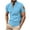 003Sky Blue, variant on Men's Sport Shirts Short Sleeve Quick Dry Athletic Running Lapel Collar Tee Top Performance Breathable Beach Tops