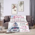 thumbnail image 2 of Gifts for Wife, To My Wife Blanket from Husband, Birthday Wedding Anniversary Valentine's Day Romantic Presents Love Gifts for Her Women, Super Soft Flannel Throw Blanket, 50x60 Inch, 2 of 6