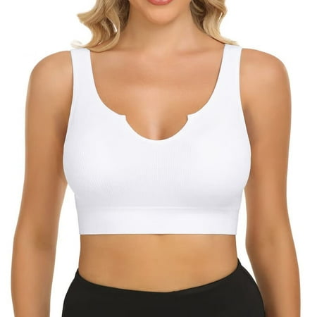 

Sports Bras for Women Seamless Stretchy Comfortable Yoga Bra with Removable Pads