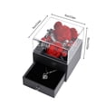 thumbnail image 4 of Eternal Flower Jewelry Box Preserved Flowers Jewelry Box with Necklace for Valentines Day Mothers Day Anniversary Day (Red), 4 of 13