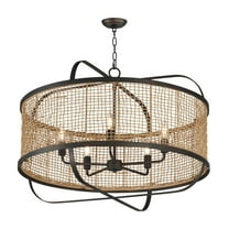 22475NAANB-Maxim Lighting-Cestino - 5 Light Pendant-18.75 Inches Tall and 30 Inches Wide-Antique Bronze Finish
