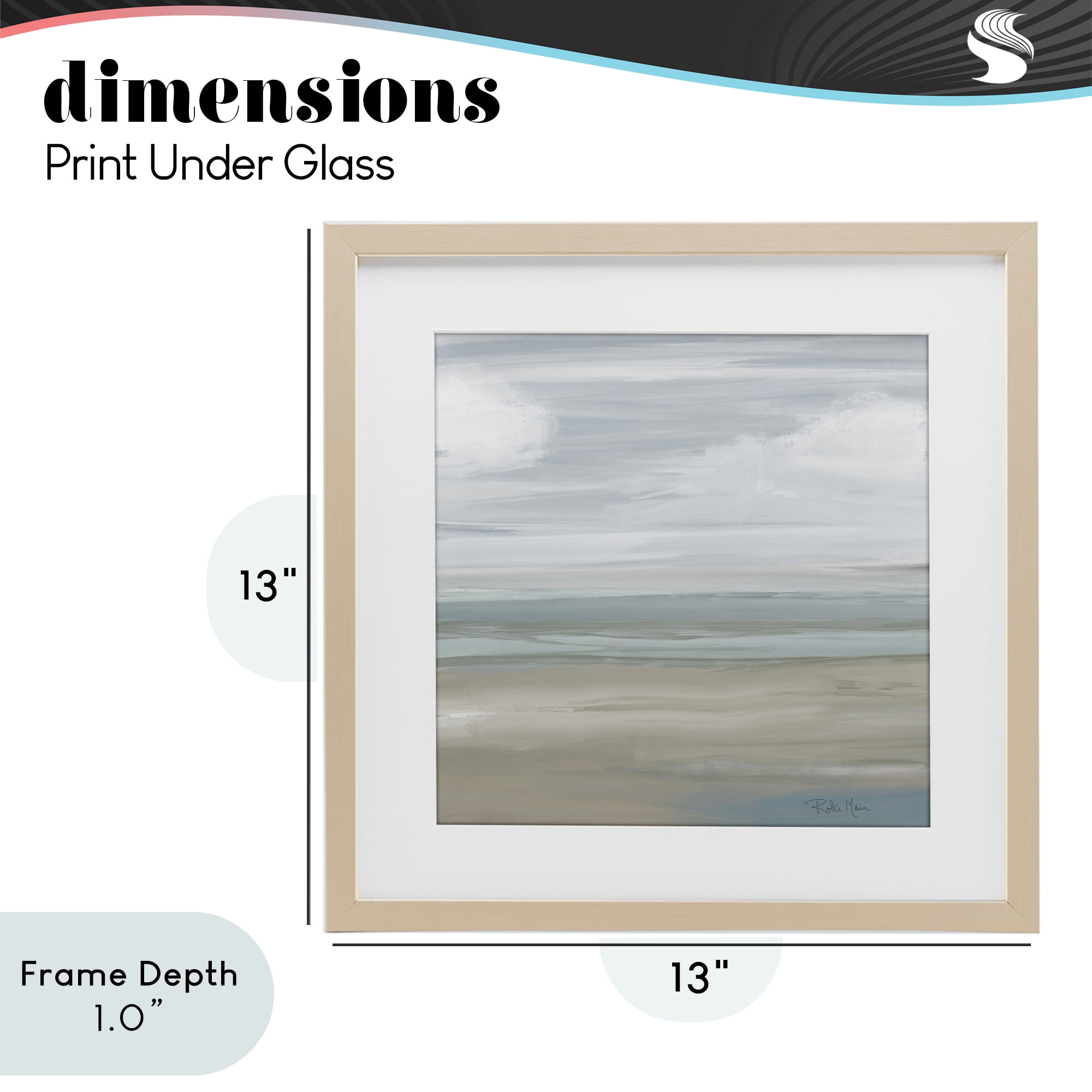 Stupell Industries Another Day Peaceful Landscape Birch Framed Print Under Glass, design by Robin Maria