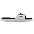 thumbnail image 2 of Under Armour Men's UA Ignite VI Slides Athletic Sandals Flip Flop Foam 3022711, White/Black, 8, 2 of 7
