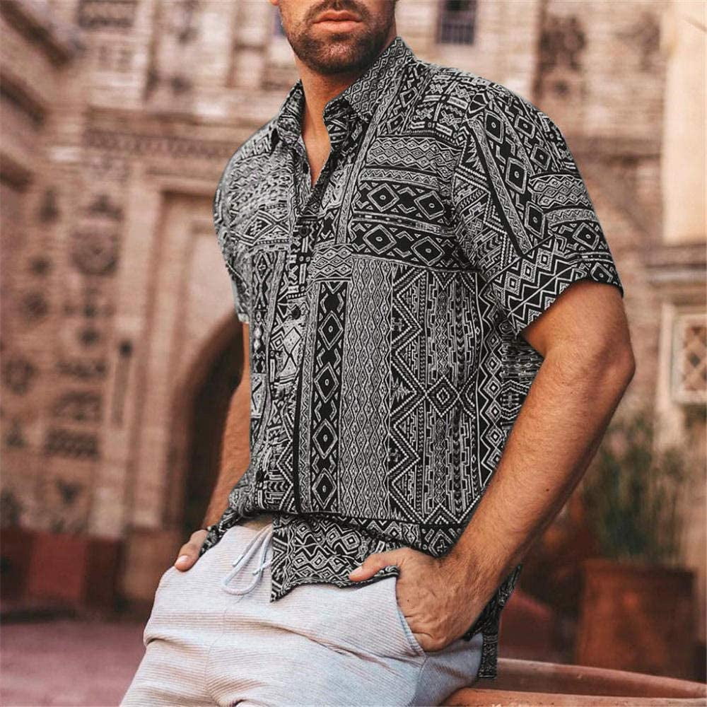Short Sleeve Shirts Male Tops 