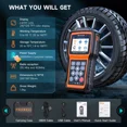thumbnail image 3 of FOXWELL T2000 Pro TPMS Relearn Tool, Activate/Relearn All Sensors, TPMS Scan Tool Read/Clear DTCs, Read Sensor Data, Only for T10 Sensors (315/433MHz), 3 of 10