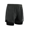 thumbnail image 5 of Lixada Men's 2-in-1 Running Shorts Quick Drying Breathable Active Training Exercise Jogging Cycling Shorts with Longer Liner, 5 of 7