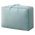 thumbnail image 1 of Byikun Large Capacity Clothes Storage Bag Organizer With Reinforced Handle Thick Fabric For Comforters, Blankets, Bedding, Foldable With Sturdy Zipper, Clear Window, 1 of 7