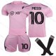 thumbnail image 2 of Miami Home Pink Messi 10 Soccer Jersey Set Without socks 28, 2 of 3