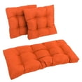thumbnail image 4 of Blazing Needles  All-Weather 3-piece Indoor/ Outdoor Cushion Set Merlot, 4 of 5