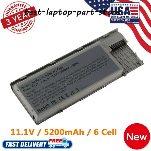 New 6 Cell Battery For Dell Latitude D6 D630 D640 Pc764 Tc030 Walmart Com Walmart Com