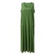 thumbnail image 4 of Vestido sin mangas de cuello redondo liso para mujer: corte holgado, tejido transpirable para primavera/verano/otoño, vestido largo con bolsillos, talla real., 4 of 7
