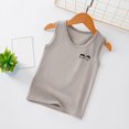 thumbnail image 2 of Taqqpue Toddler Baby Boy's Sleeveless Tank Tops Kids Girls Summer Basic Cami Shirts Cotton Athletic Undershirts T-Shirts Vest 2-12 Years, 2 of 3