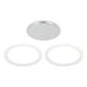 thumbnail image 1 of Piezas de la cafetera espresso Uxcell para la estufa 1 filtro y 2 juntas de silicona selladas 81x71x4mm para la cafetera moka de 12 tazas, 1 of 7