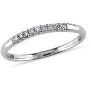 Diamond-Accent 14kt White Gold Wedding Band