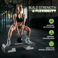 thumbnail image 5 of SLSRFD Aerobics Stepper Platform for Exercise Adjustable Compact Workout Step for Cardio, Core and Strength Training, 5 of 19
