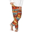 thumbnail image 2 of Hirioo Vibrant Autumn Forest Hues for Teenagers' Pajama Pants Womens Lounge Pants with Pockets Pj Bottoms Pants for Men-XS(5-6), 2 of 6