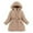 Khaki, variant on Krdevn Long Waist Winter Coat for Girls with Warm Filling and Detachable Hood,120=L