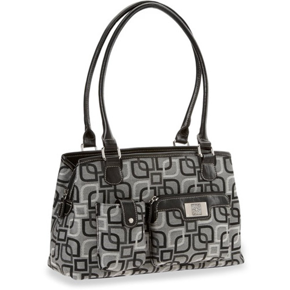 Women's Jacquard Satchel Bag