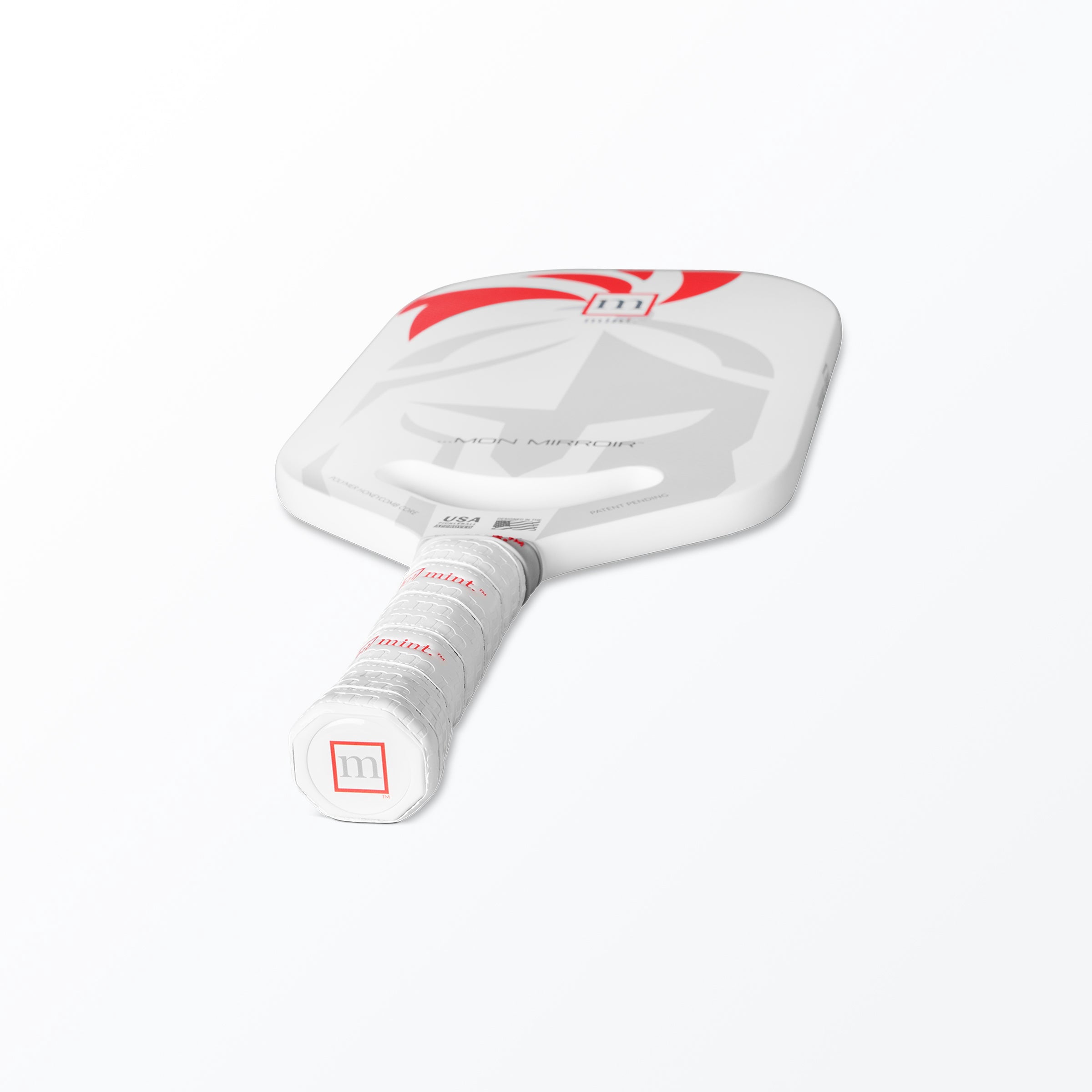 Mint Sport Mon Mirroir Pickleball Paddle – 3K Carbon Kevlar Hybrid Face, 14mm Pickleball Paddle Polypropylene Honeycomb Core, Thermoformed Edgeless Design, USAPA Approved for Spin & Control