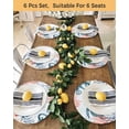 thumbnail image 4 of 13 Inch Round Placemats Set of 4, Sea Turtles Non Slip Heat Insulation PP Table Mats, Oceans Octopus Starfish Seahorse Coral Washable Place Mats for Kitchen Dining Party Table Decor, 4 of 7