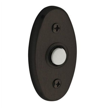 Baldwin 3'' x 1.688'' Oval Doorbell Button