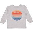 thumbnail image 3 of Inktastic Lake Powell Retro Sunset Boys or Girls Long Sleeve Toddler T-Shirt, 3 of 5