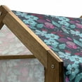 thumbnail image 4 of Flower Pet House, Flow of Pale Blue Blossoms and Colorful Leaves Romantic Fantasy Garden Art Pattern, Outdoor & Indoor Portable Dog Kennel with Pillow and Cover, 5 Sizes, Multicolor, by Ambesonne, 4 of 4