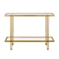 thumbnail image 4 of Evelyn&Zoe Inez 42" Wide Rectangular Console Table, Blackened Bronze, 4 of 9
