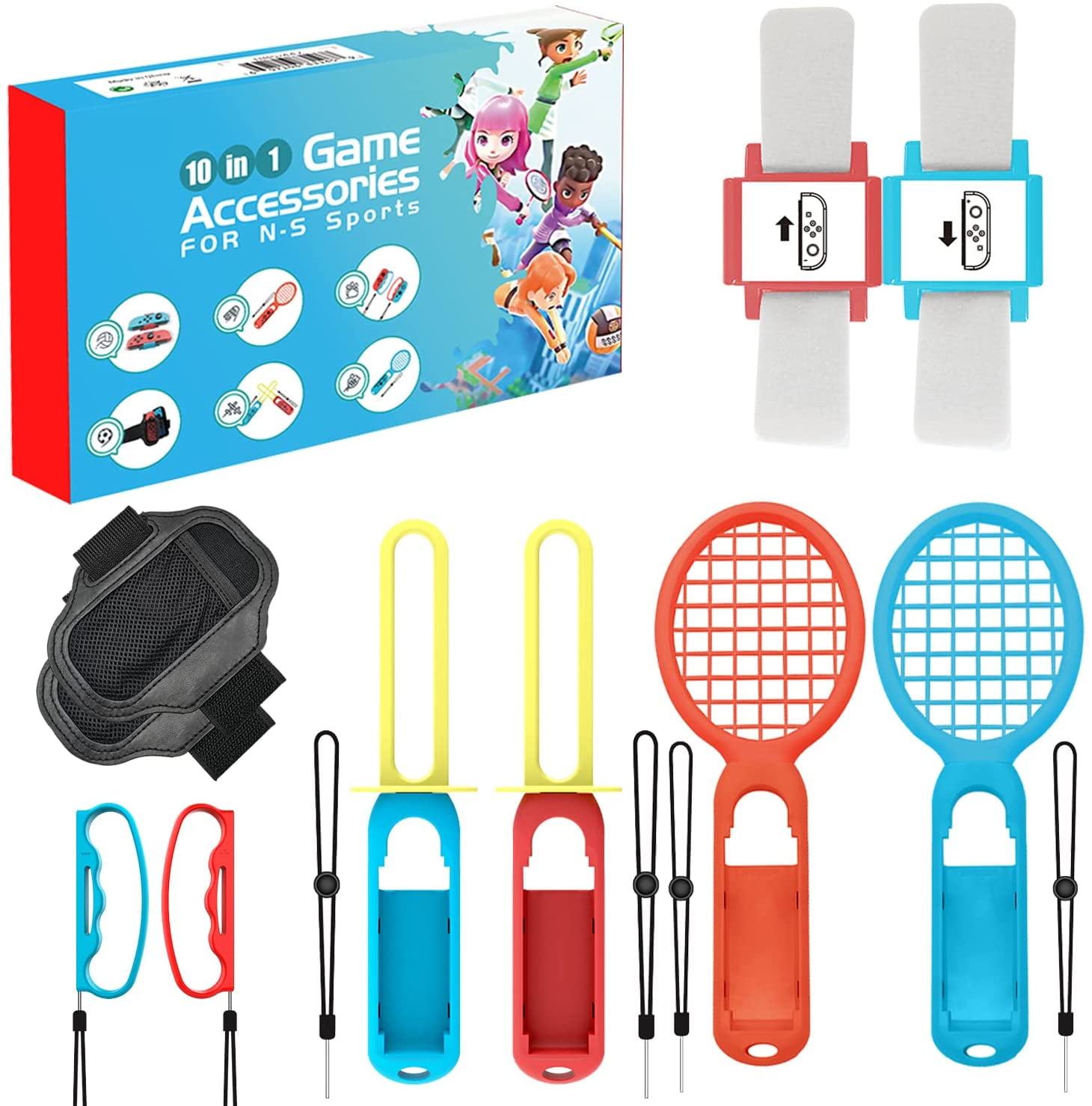 Buy Husfou Switch Sport Accessories Bundle 10 in 1 Kit for Nintendo