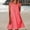 Red, variant on QUNYINEY Summer Sun Dresses Women Plus Size Sleeveless Plaid A Line Midi Tank Dress Loose Fit with Pockets Beach Crew Neck Dresses