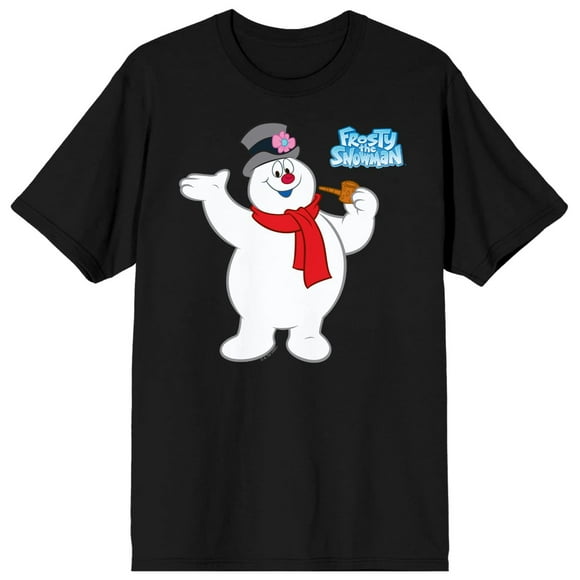 Frosty the Snowman Frosty Black T-Shirt